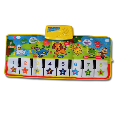 【小钢琴音乐毯电子琴婴幼儿益智玩具学习智能布毯学习毯音乐毯批发】价格,厂家,图片,教具、早教机,汕头市澄海区安源玩具商行-