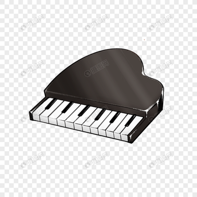 钢琴元素素材psd格式_设计素材免费下载_VRF高清图片401246407